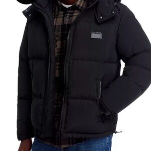 HUGO Men's Dark Puffer Jacket